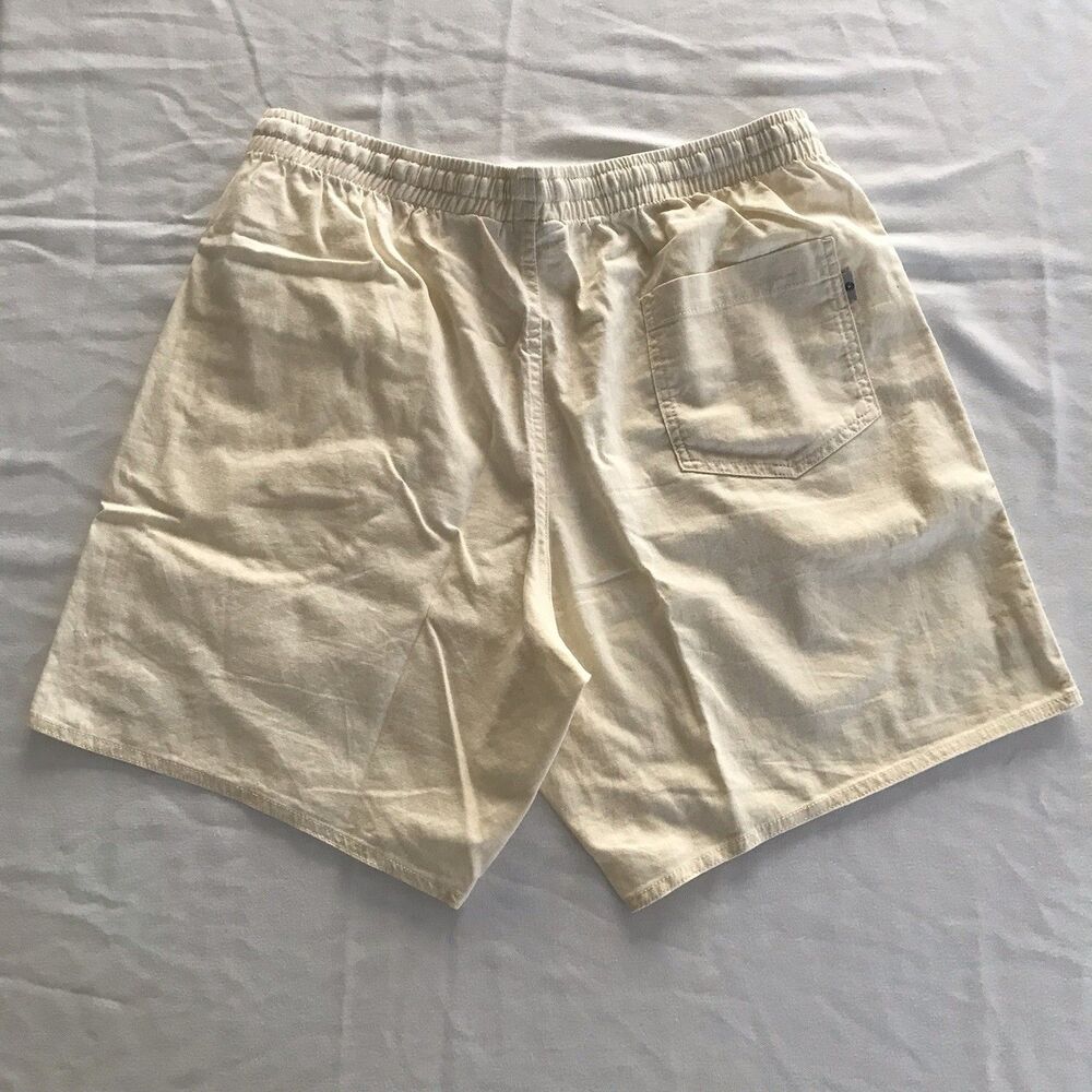 Rhythm Classics Yellow Linen Drawstring Casual Be… - image 4